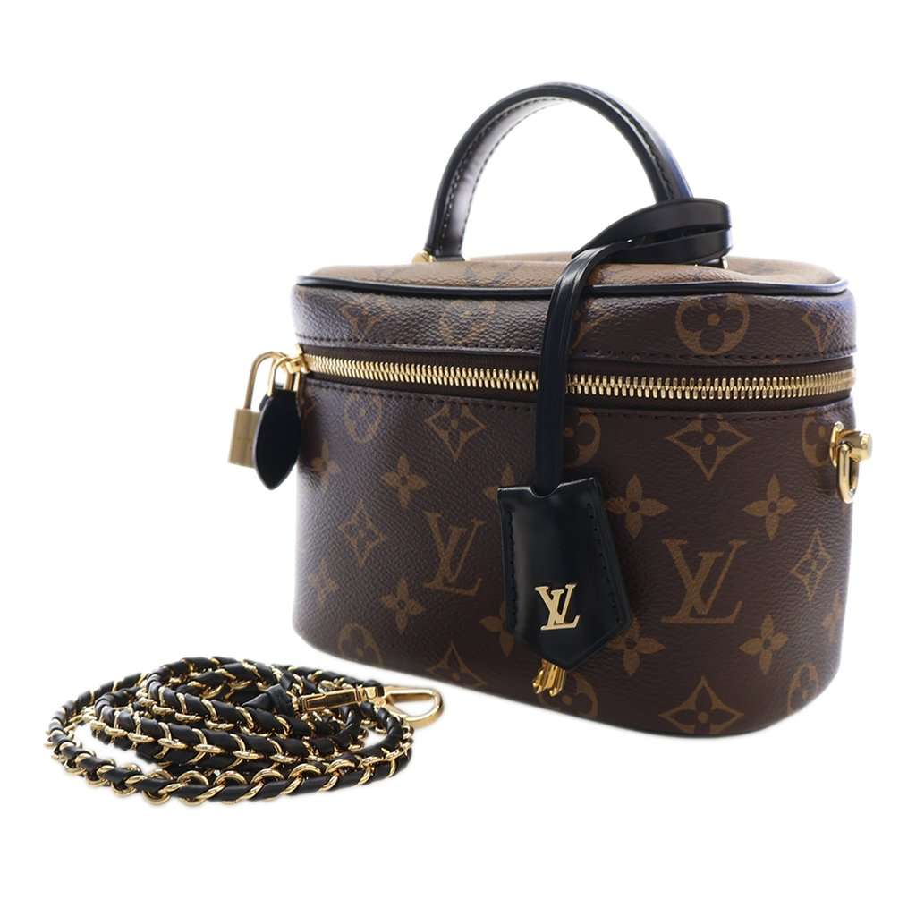 Louis Vuitton Monogram Reverse Vanity PM Brown Very good - Model View