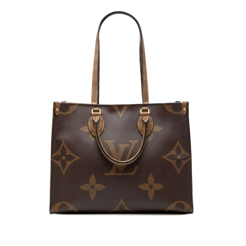 Louis Vuitton Monogram Reverse Giant OnTheGo MM Brown Very good - Front View