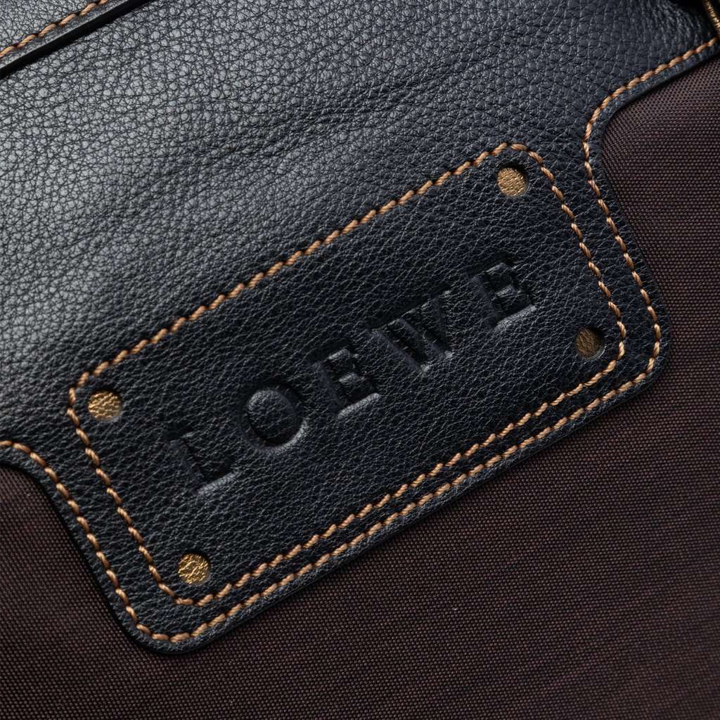LOEWE Nylon Anagram Handbag Brown Very good condition - Box View