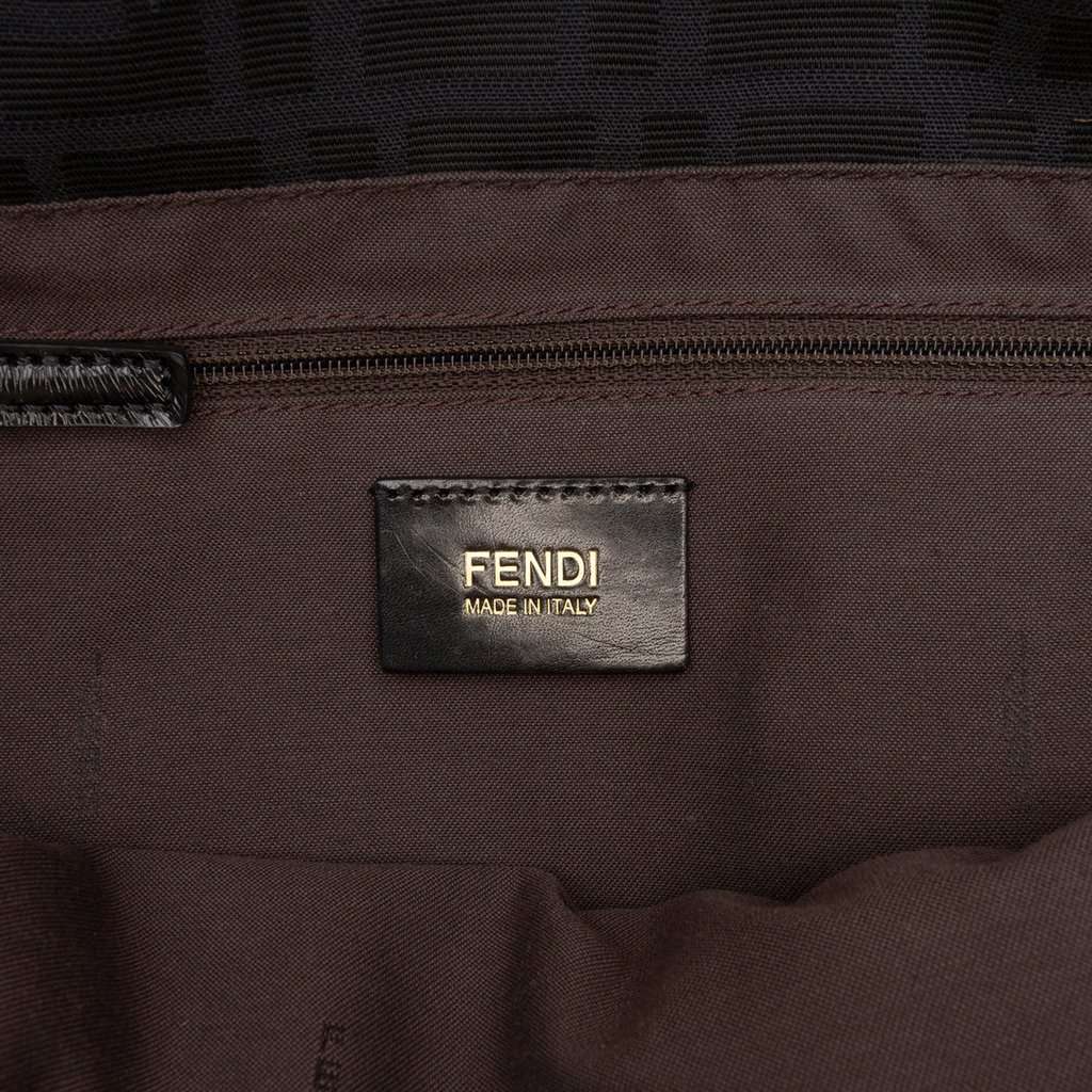 Fendi Zucca Canvas Chef Tote Black Very good condition - Box View