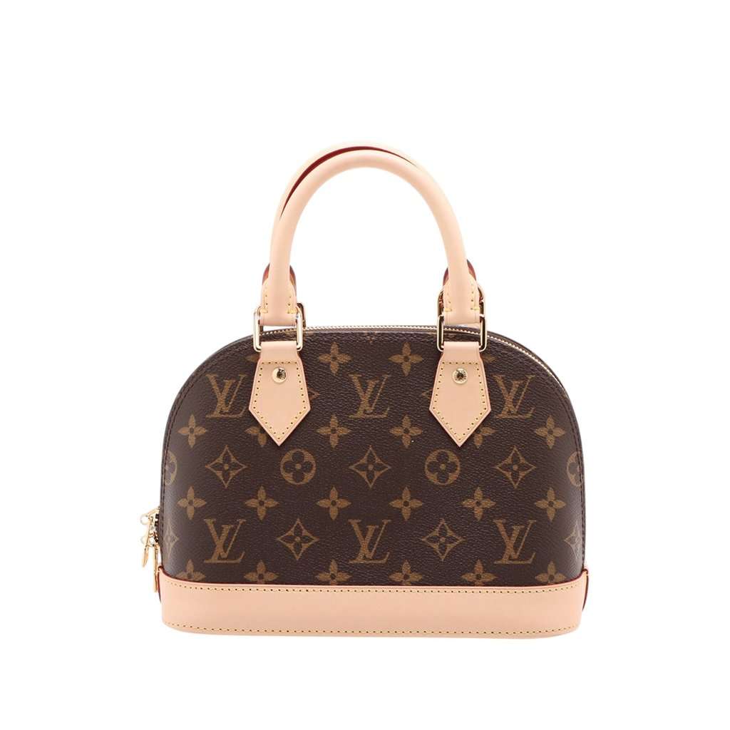 Louis Vuitton Monogram Alma BB Brown Never worn - Back View