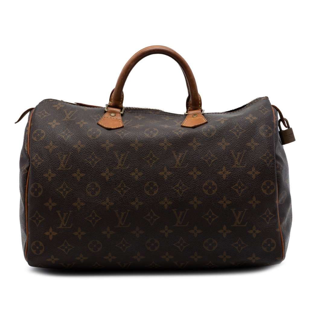 Louis Vuitton Monogram Speedy 35 Brown Very good condition - Front View