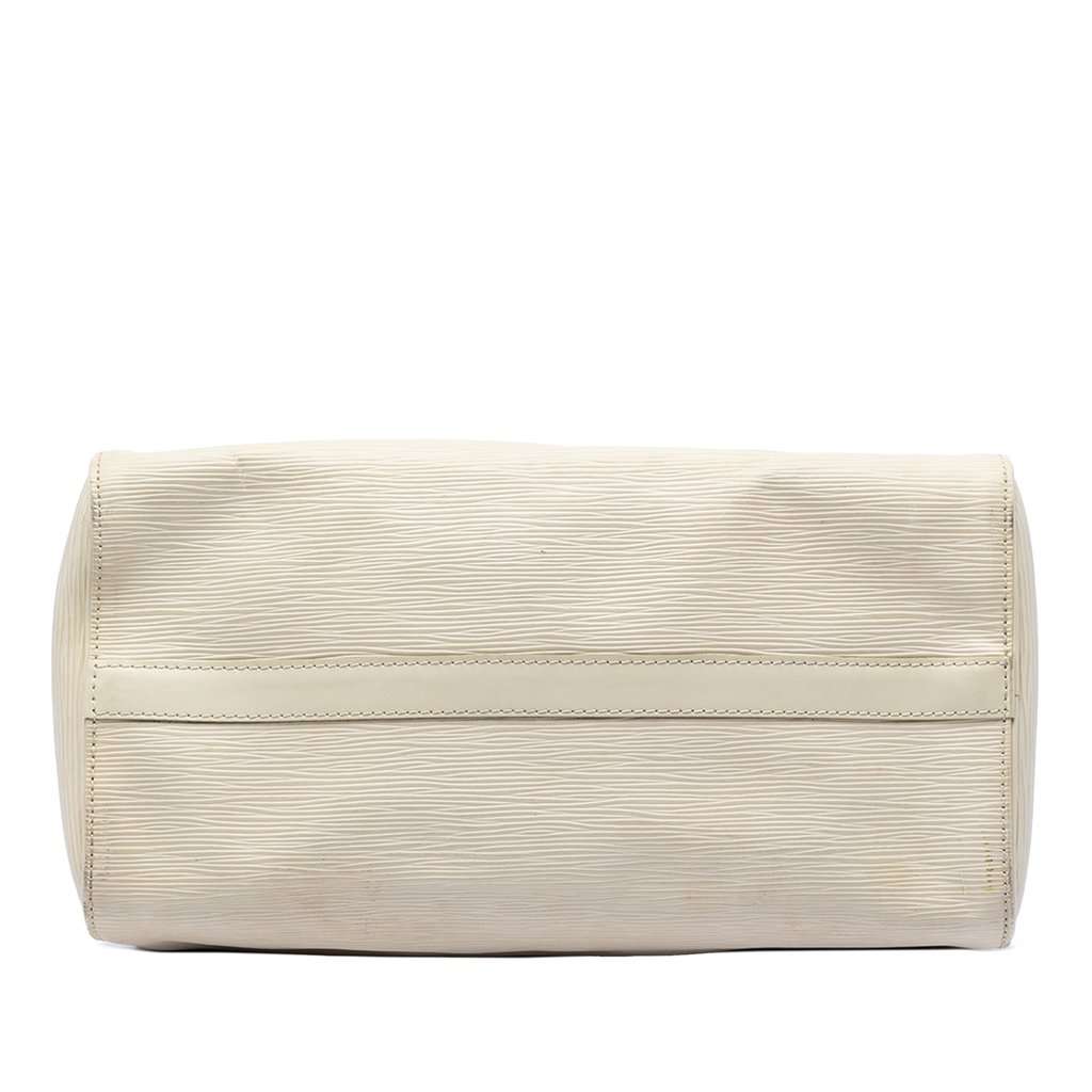 Louis Vuitton Epi Speedy 35 White Leather Very good condition - Inside View
