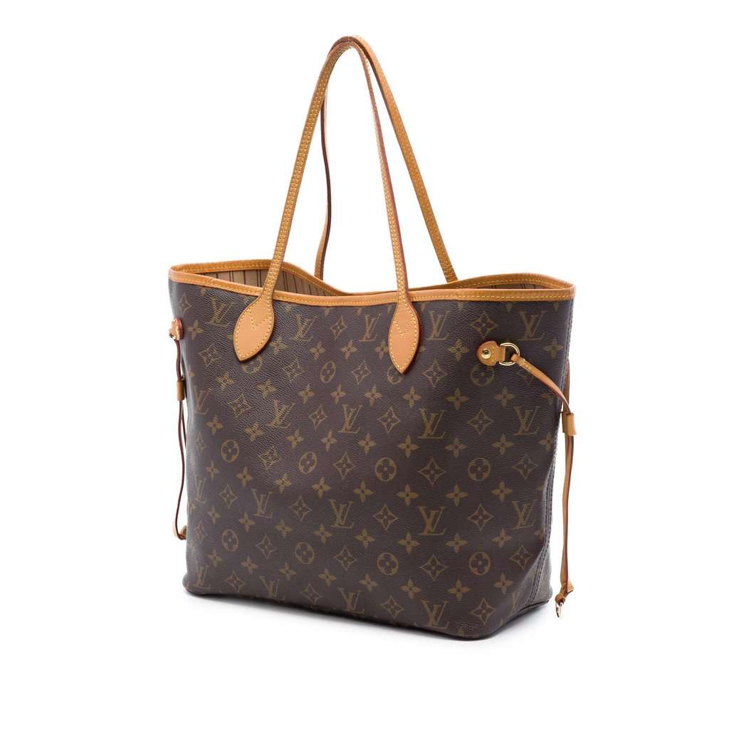 Louis Vuitton Monogram Neverfull MM Brown Very good - Back View