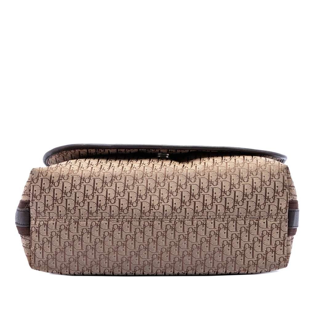 Dior Diorissimo Trotter Canvas Street Chic Crossbody Brown Very good condition - Inside View