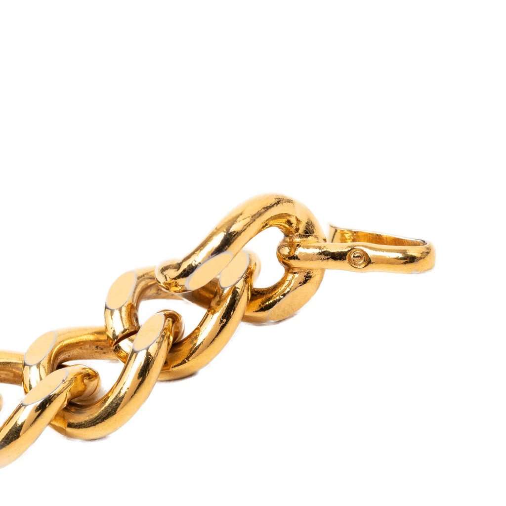 Chanel CC Gold Plated 31 Rue Cambon Medallion Chain Belt Gold Metal Very good condition - Box View