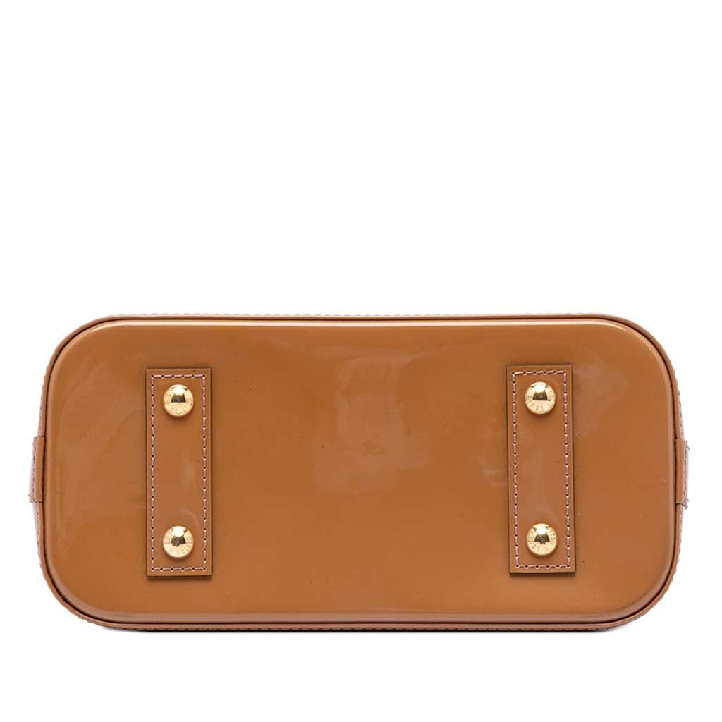 Louis Vuitton Monogram Vernis Alma BB Brown Leather Very good condition - Inside View