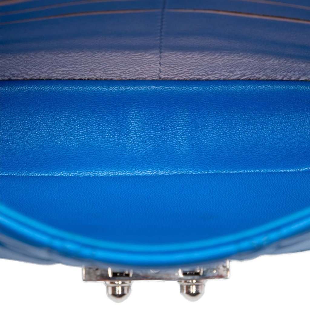 Dior Lambskin Cannage Miss Dior Promenade Chain Crossbody Blue Leather Very good condition - Model View