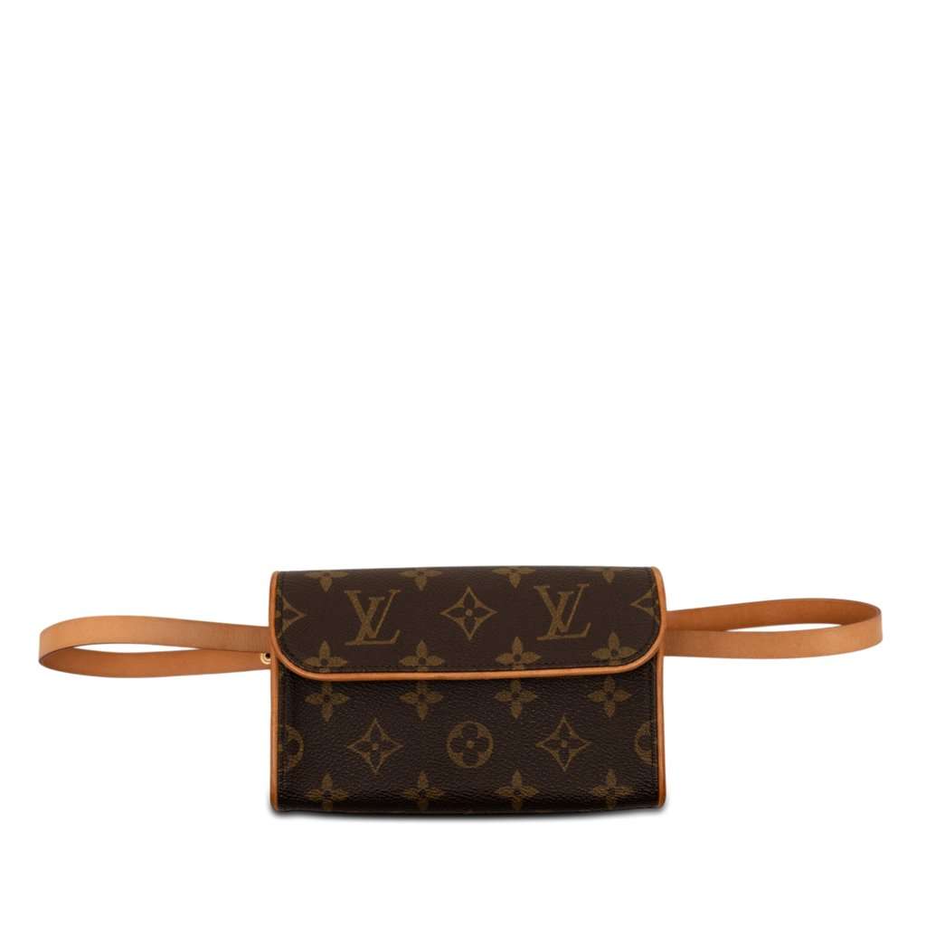 Louis Vuitton Monogram Pochette Florentine Brown Very good condition - Front View