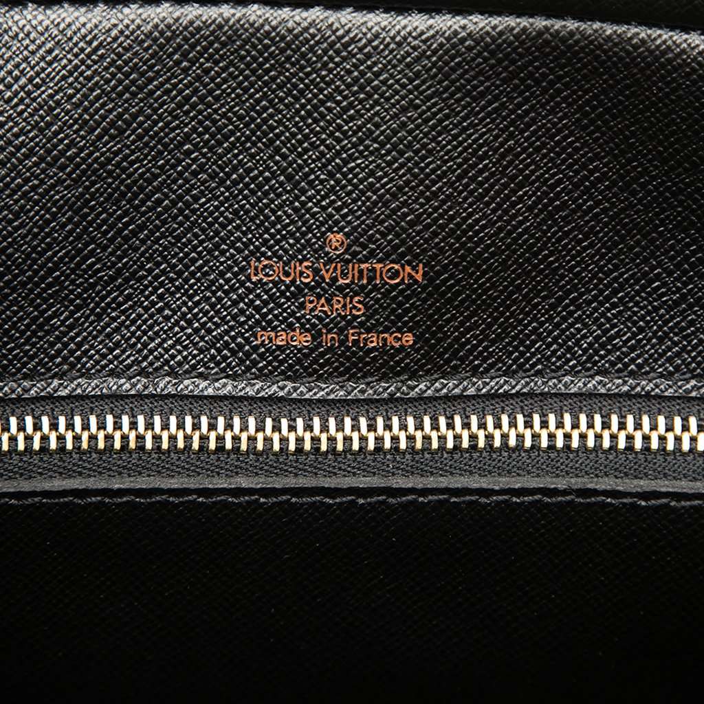 Louis Vuitton Epi Porte-Documents Voyage Black Leather Very good condition - Box View