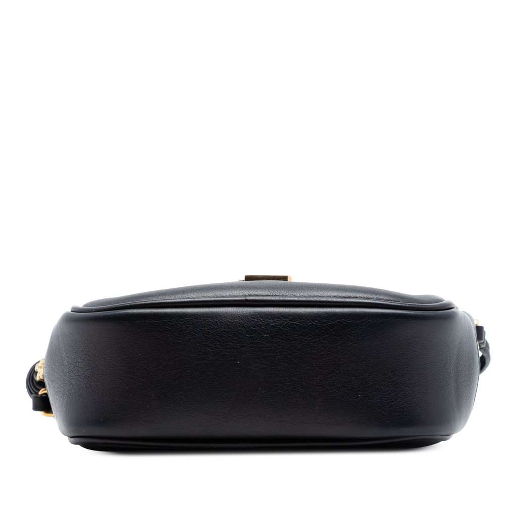 Saint Laurent Calfskin Monogram Blogger Bag Black Leather Very good - Inside View