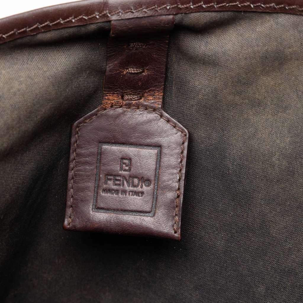 Fendi Zucca Canvas Tote Brown Very good - Box View