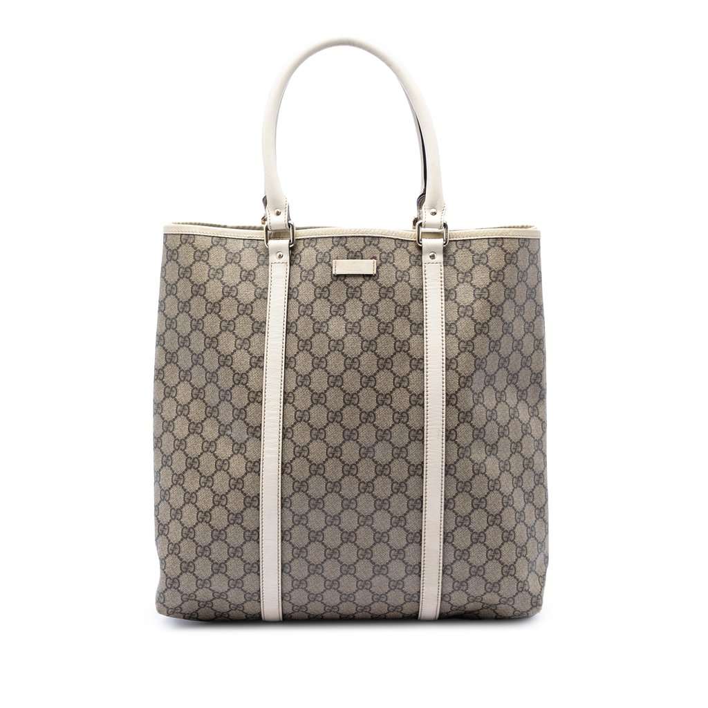 Gucci GG Supreme Joy Vertical Tote Beige Very good - Front View