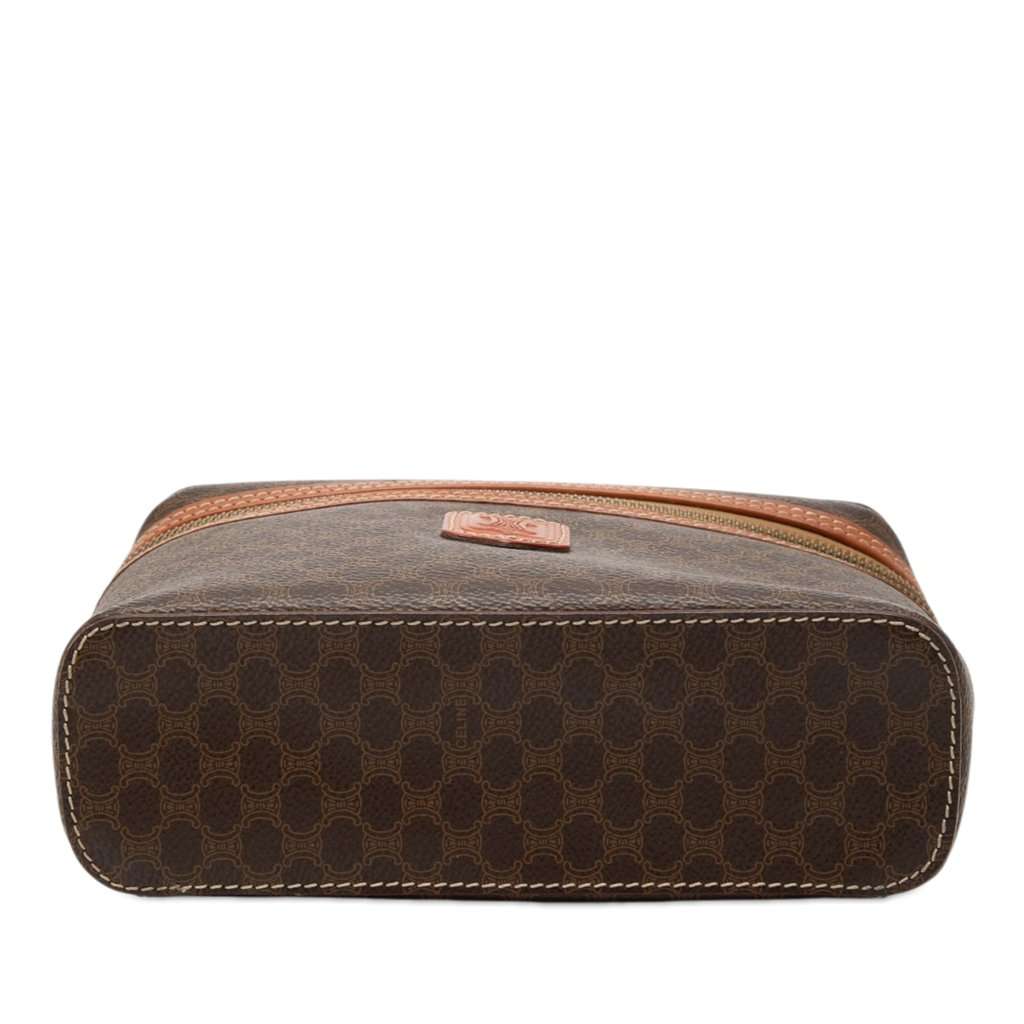 Celine Macadam Coated Canvas Vanity Bag Brown Very good - Inside View