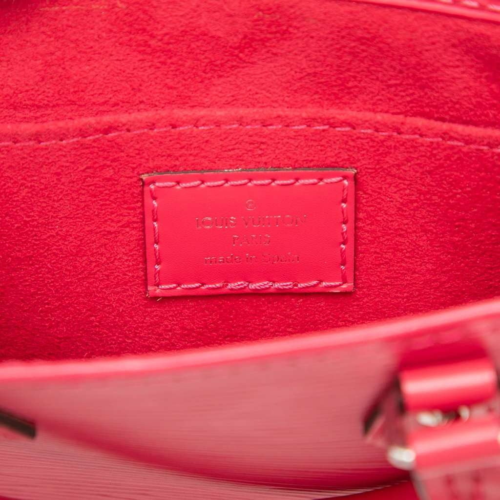 Louis Vuitton Epi Petit Sac Plat Pink Leather Very good condition - Box View