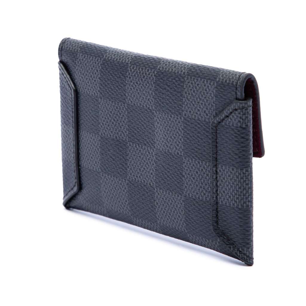 Louis Vuitton Damier Graphite Compact Modulable Wallet Black Very good condition - Back View