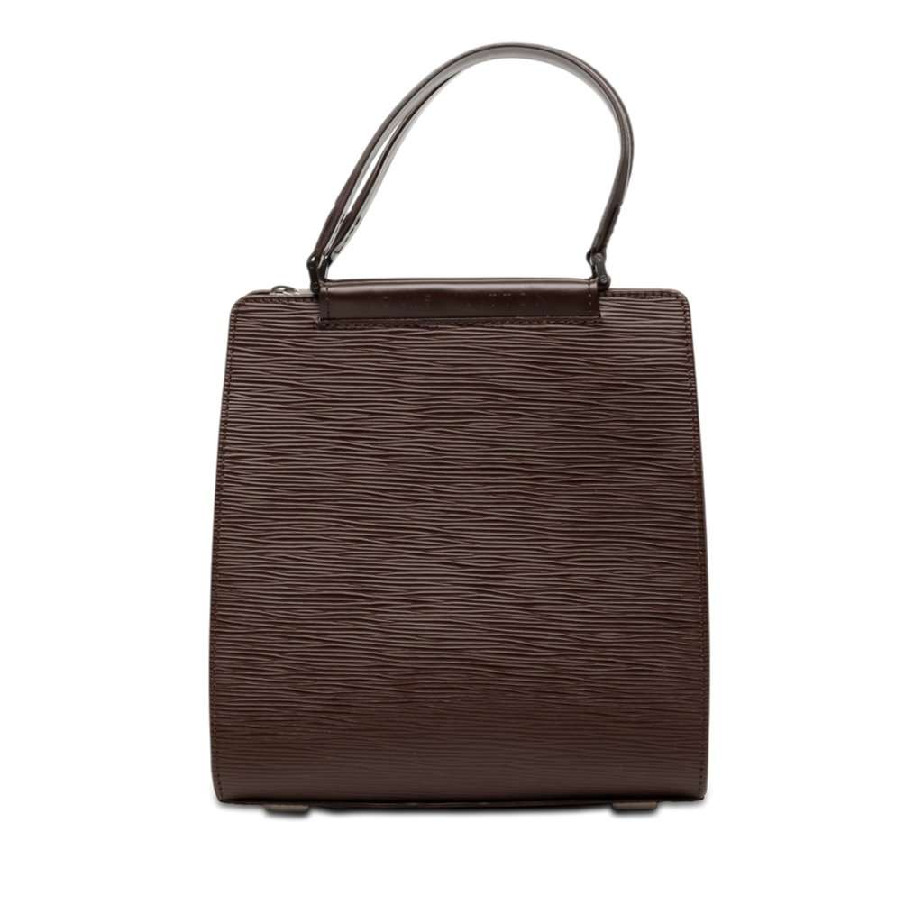 Louis Vuitton Epi Figari PM Brown Leather Very good - Front View