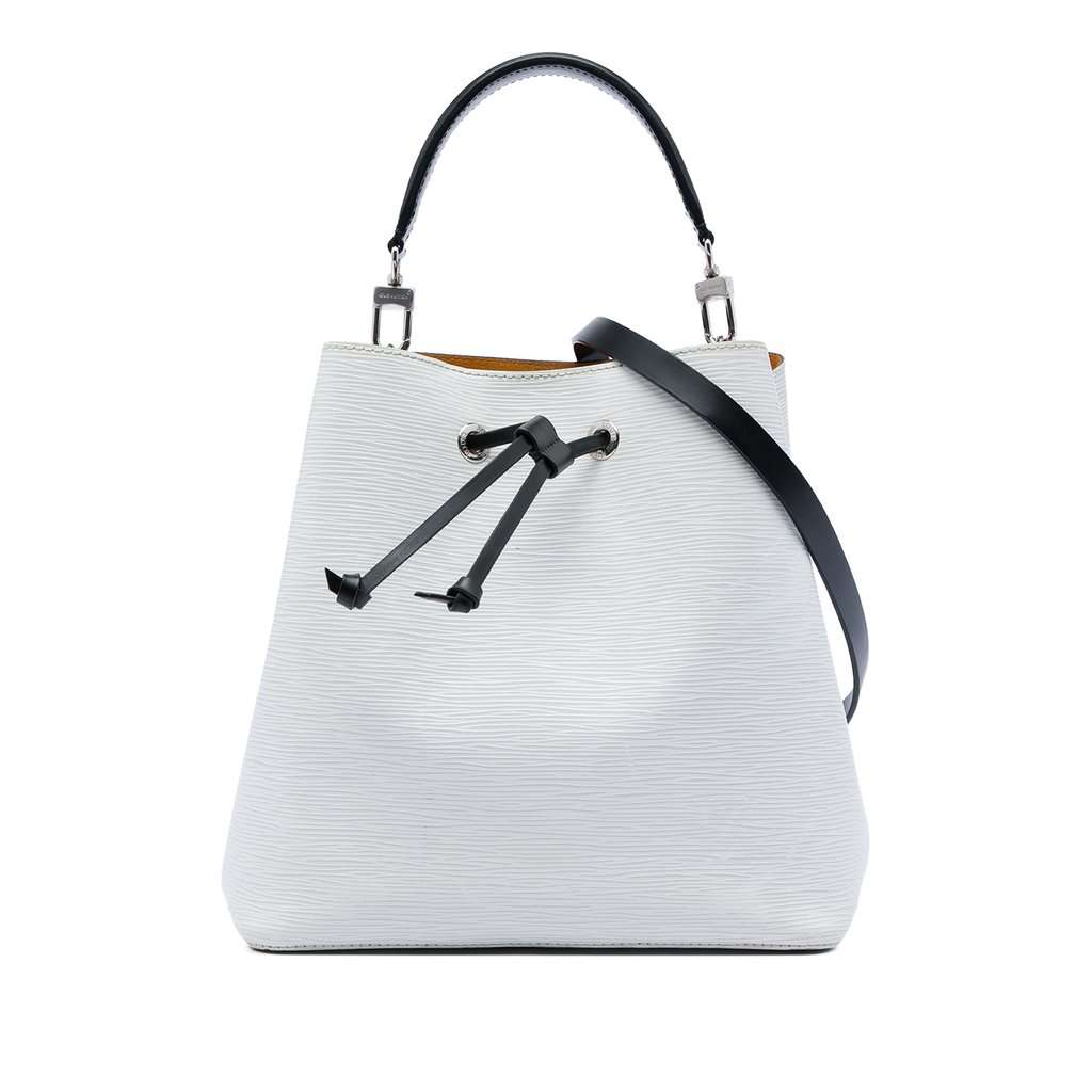 Louis Vuitton Epi NeoNoe MM White Leather Very good condition - Front View