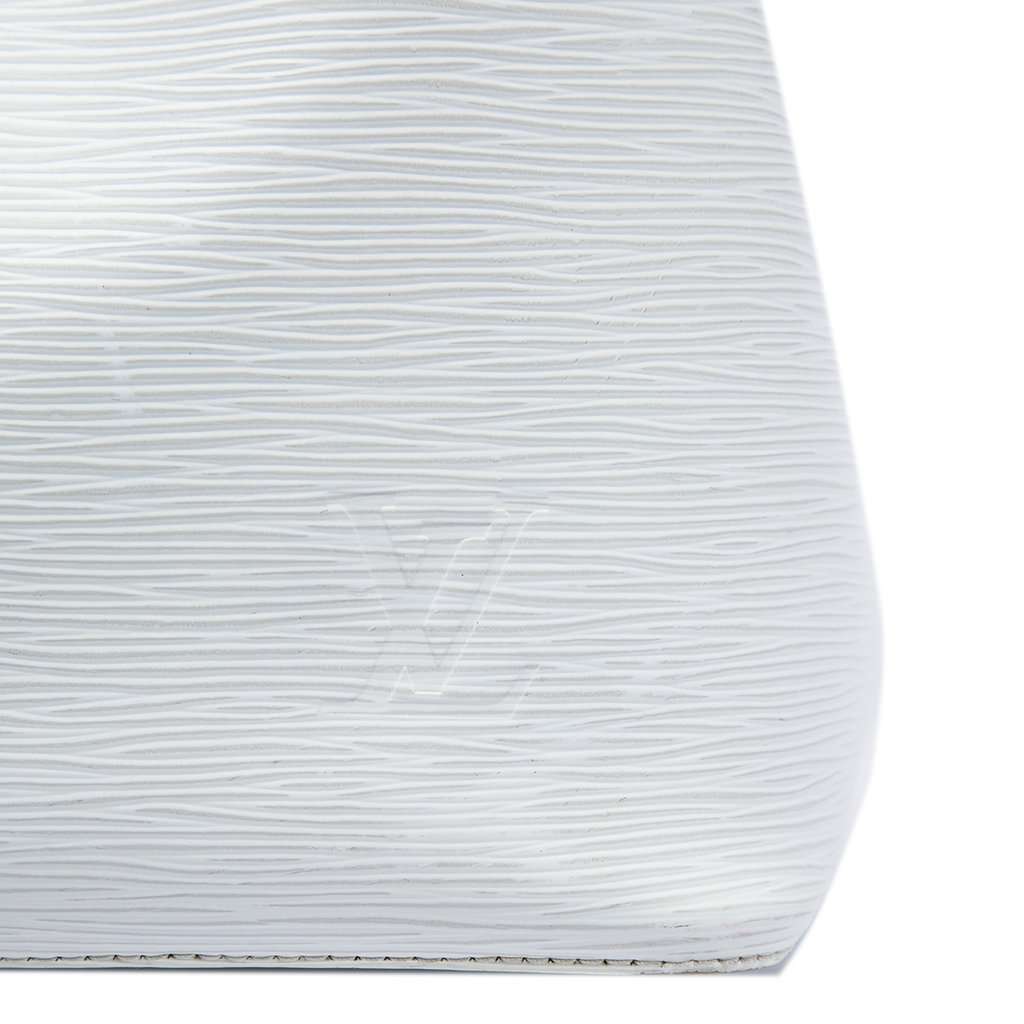 Louis Vuitton Epi NeoNoe MM White Leather Very good condition - Box View
