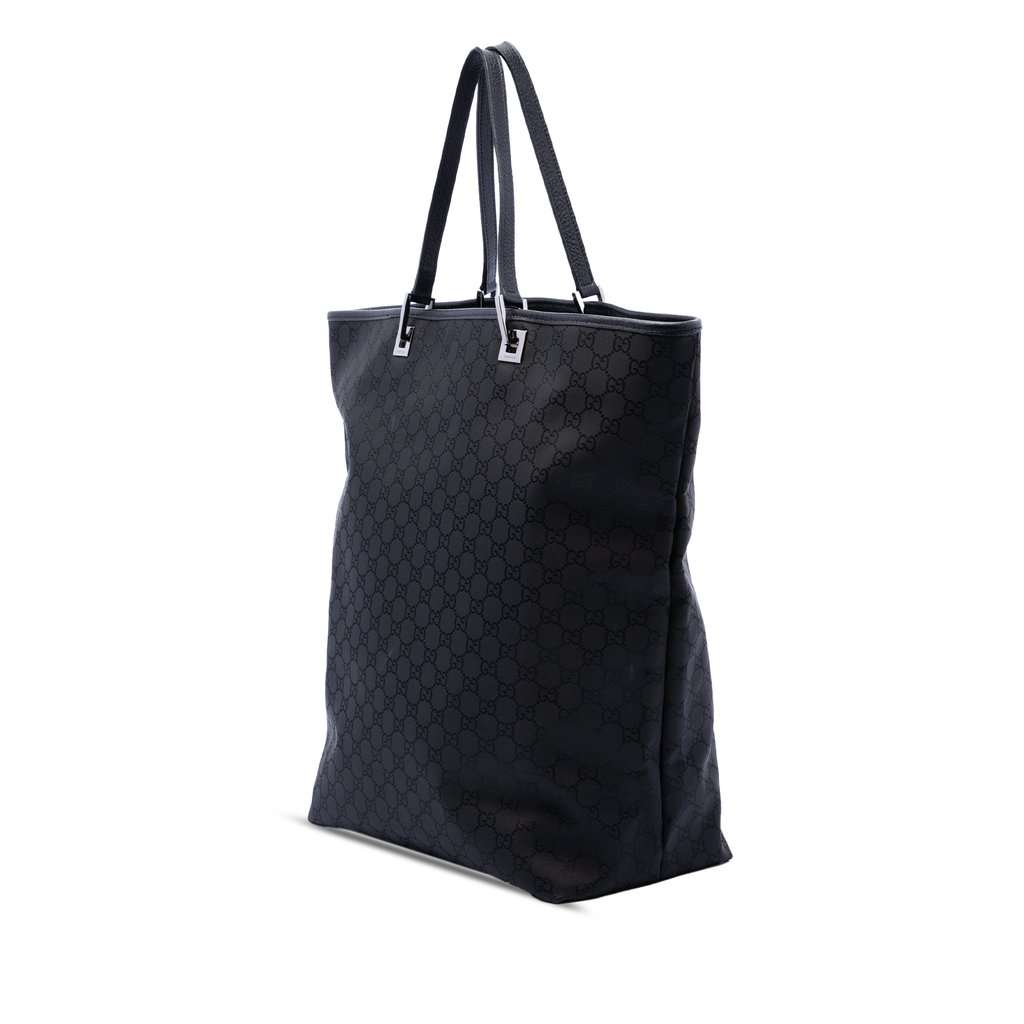 Gucci GG Canvas Tote Black Very good condition - Back View