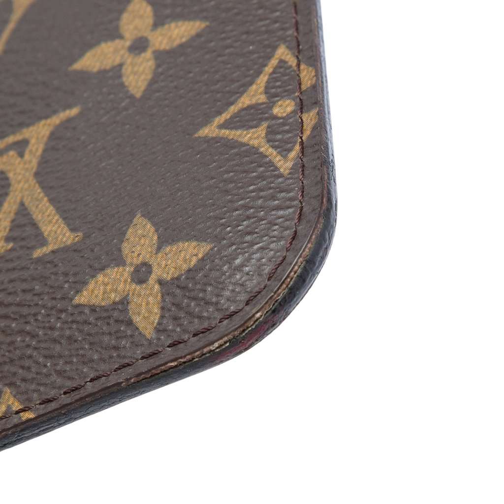 Louis Vuitton Monogram Neverfull MM Pouch Brown Very good - Box View