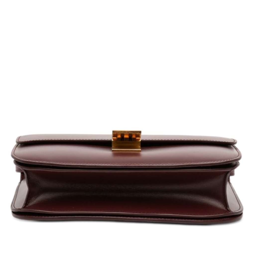 Celine Medium Calfskin Classic Box Red Leather Very good condition - Inside View