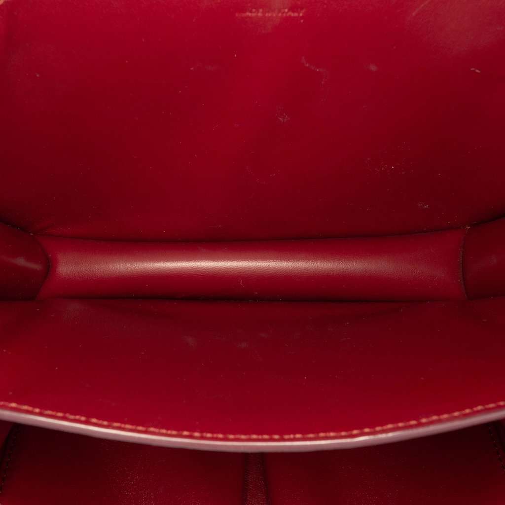 Celine Medium Calfskin Classic Box Red Leather Very good condition - Model View