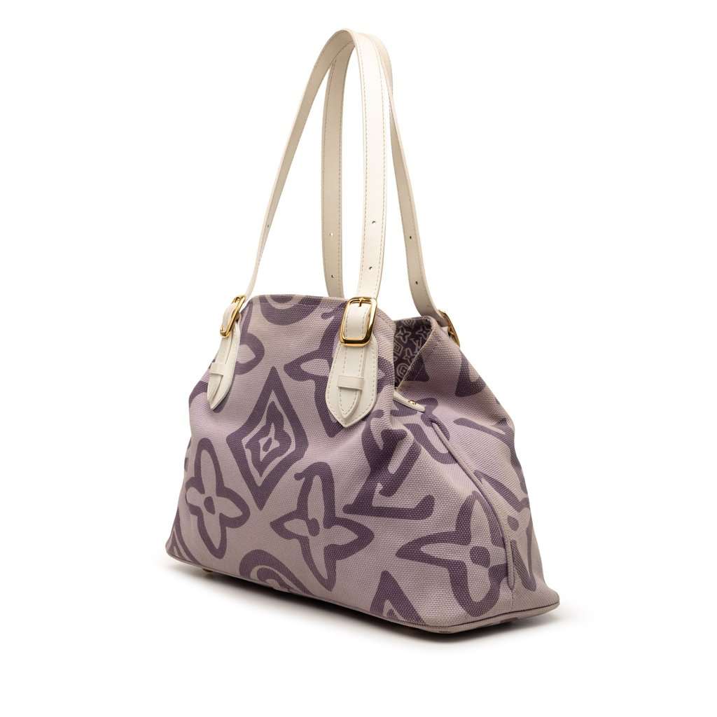 Louis Vuitton Monogram Tahitienne Cabas PM Purple Very good condition - Back View