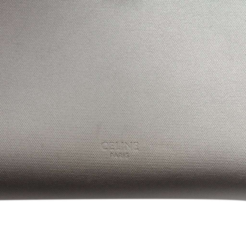 Celine Nano Laminated Calfskin Belt Bag Silver Leather Very good - Box View