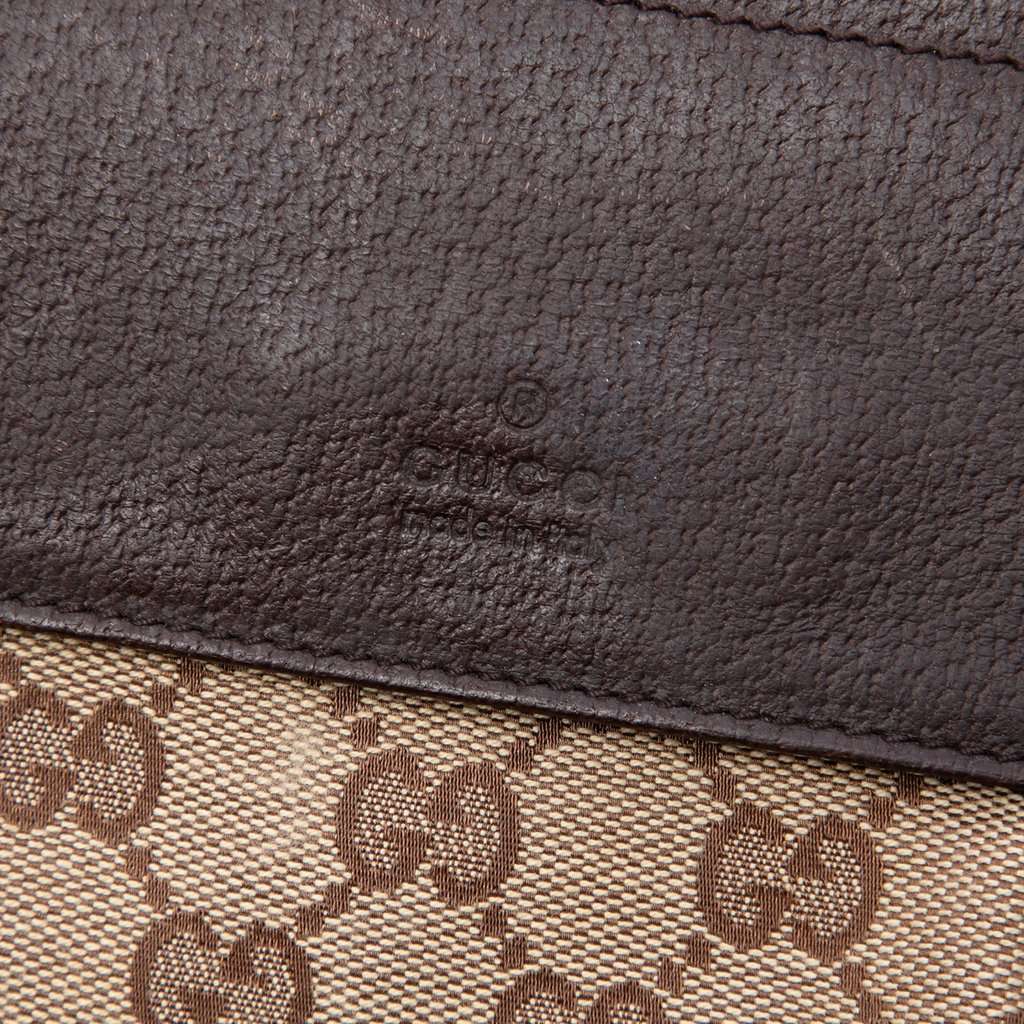 Gucci GG Canvas Double Pocket Belt Bag Beige Very good condition - Box View