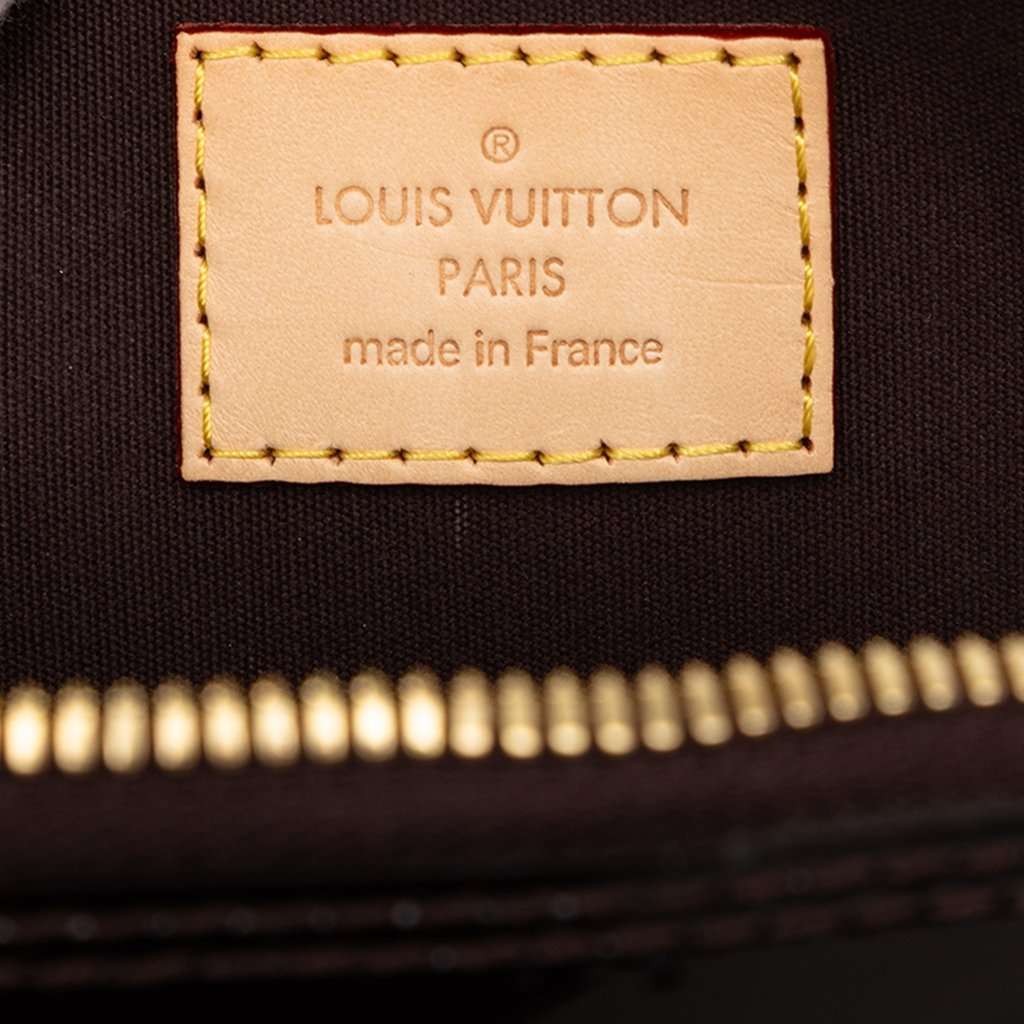 Louis Vuitton Monogram Vernis Alma BB Purple Leather Very good condition - Box View