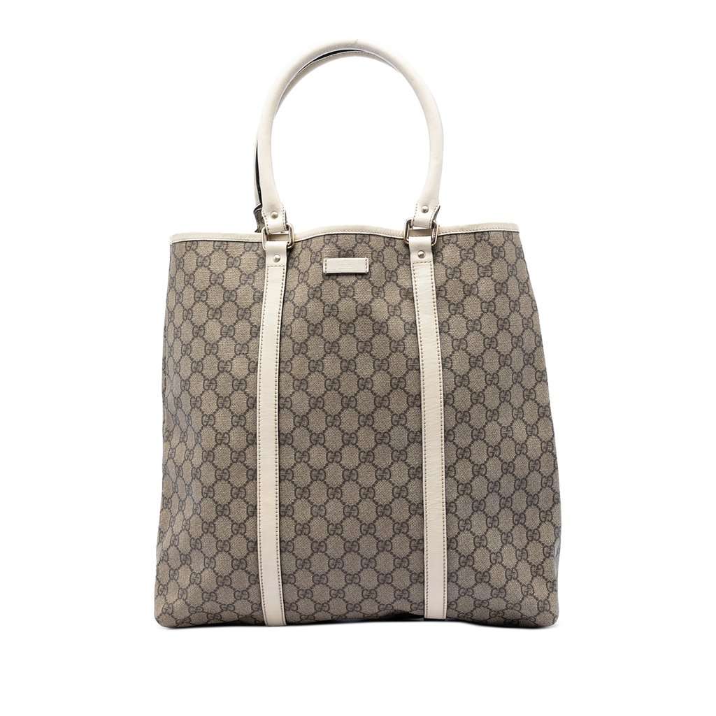 Gucci GG Supreme Joy Vertical Tote Beige Very good - Front View
