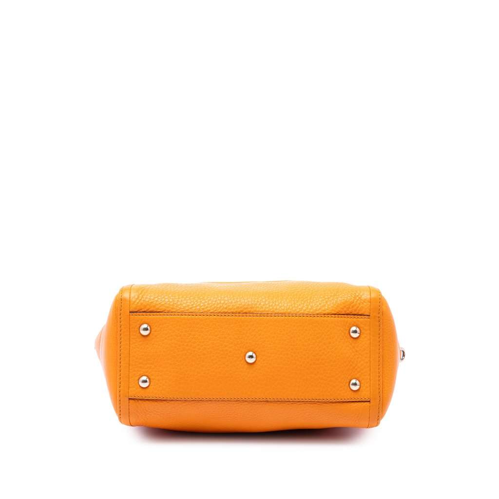 Gucci Small Calfskin Soho Cellarius Satchel Yellow Leather Very good - Inside View