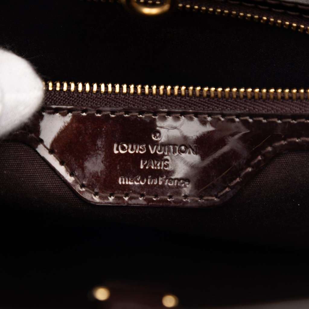Louis Vuitton Monogram Vernis Avalon MM Purple Leather Very good condition - Box View