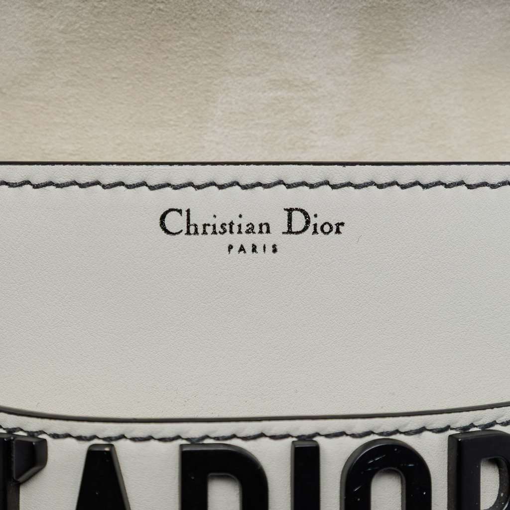Dior Mini Calfskin JAdior Chain Flap White Leather Very good - Box View