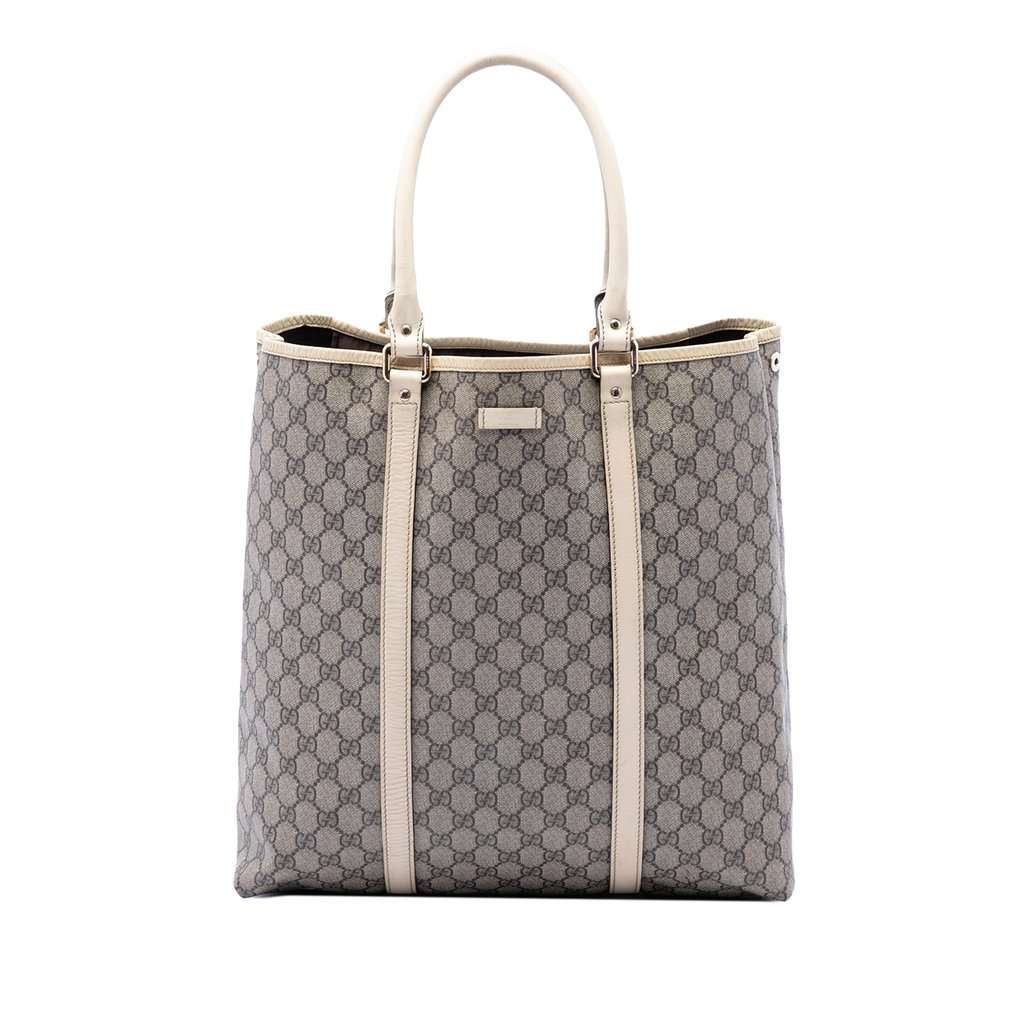 Gucci GG Supreme Joy Vertical Tote Beige Very good condition - Front View