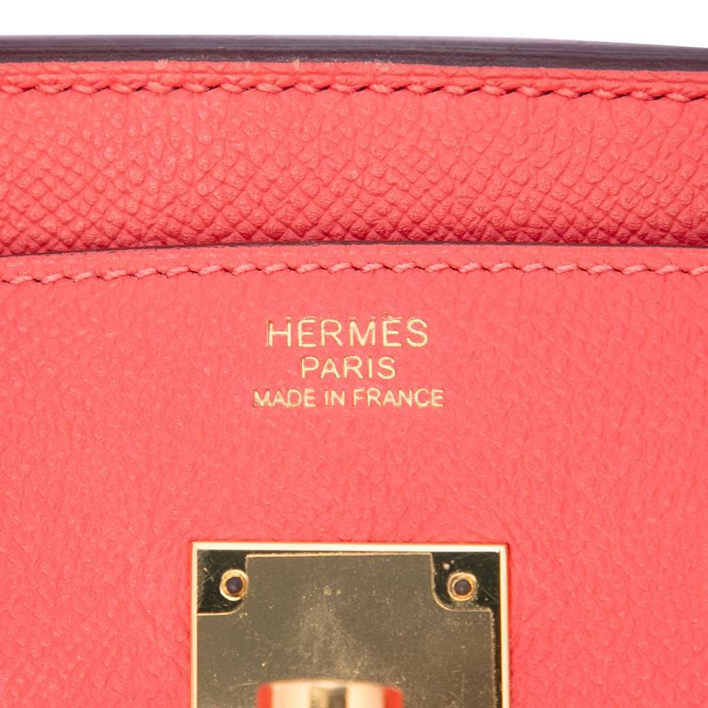 Hermès Clemence Birkin Retourne 30 Red Leather Very good condition - Box View