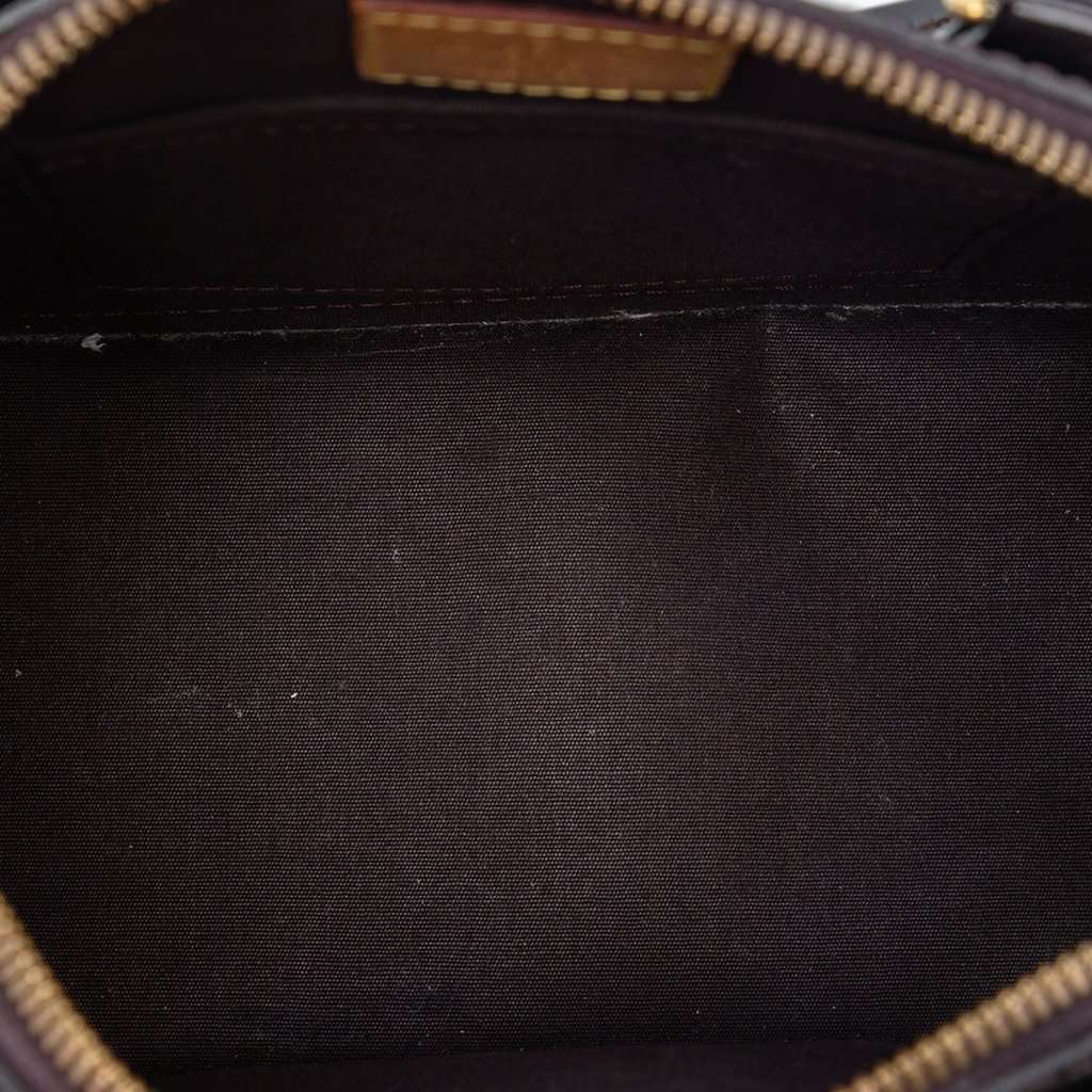 Louis Vuitton Monogram Vernis Alma BB Purple Leather Very good condition - Model View