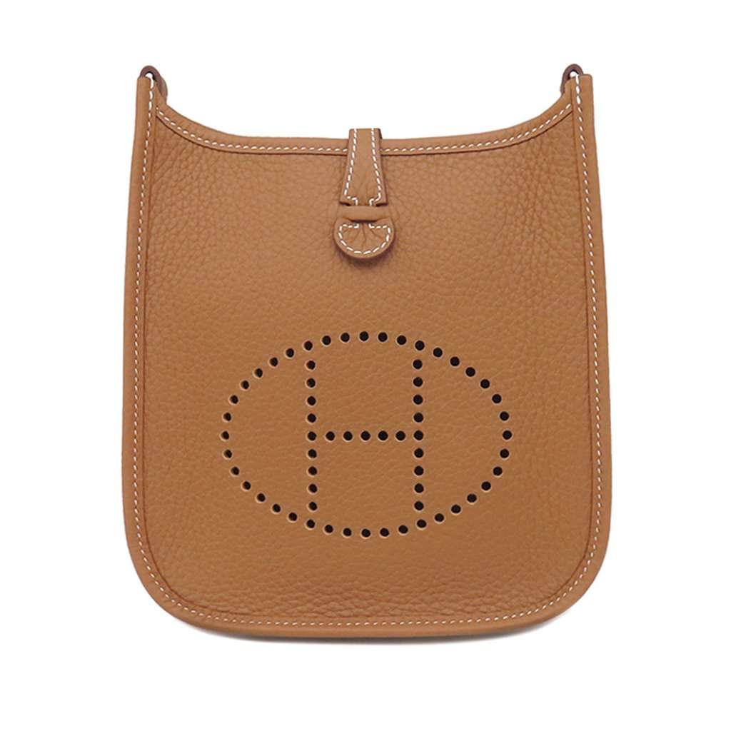 Hermès Clemence Evelyne 16 Amazone Brown Leather Never worn - Inside View