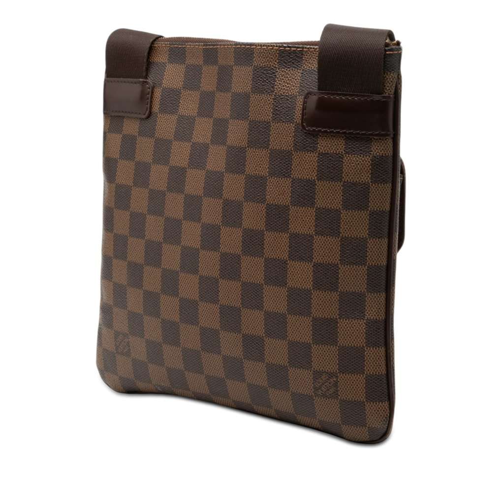 Louis Vuitton Damier Ebene Pochette Melville Brown Very good condition - Back View