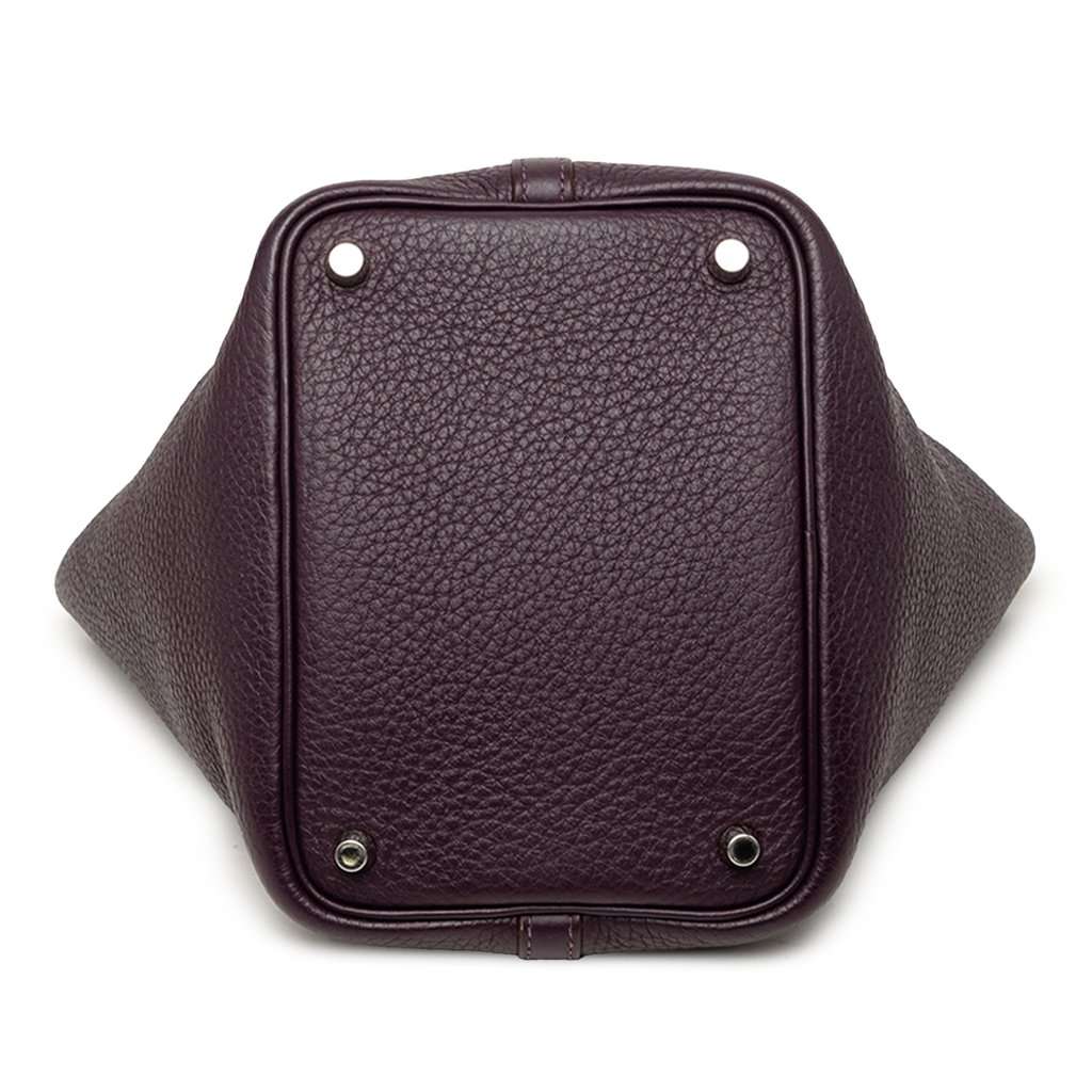 Hermès Clemence Picotin Lock 18 Purple Leather Very good - Inside View