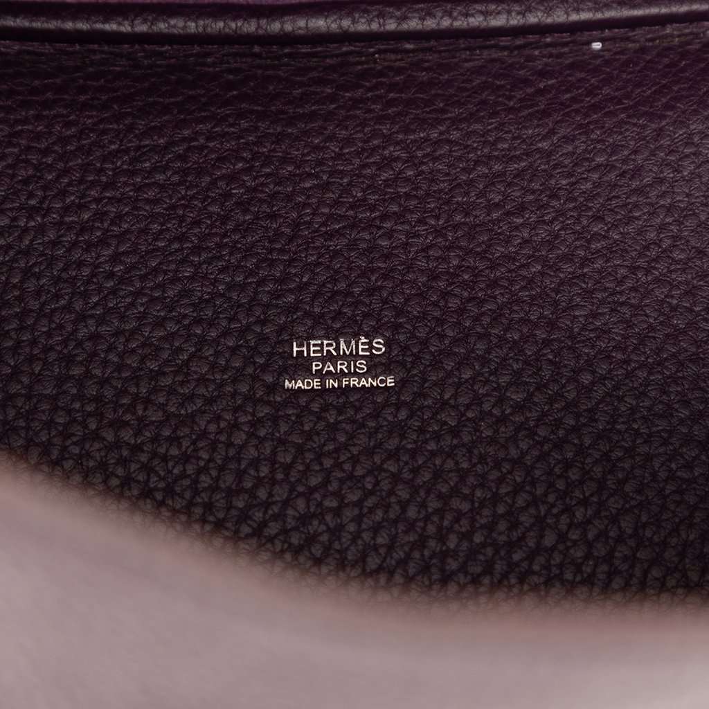 Hermès Clemence Picotin Lock 18 Purple Leather Very good - Box View