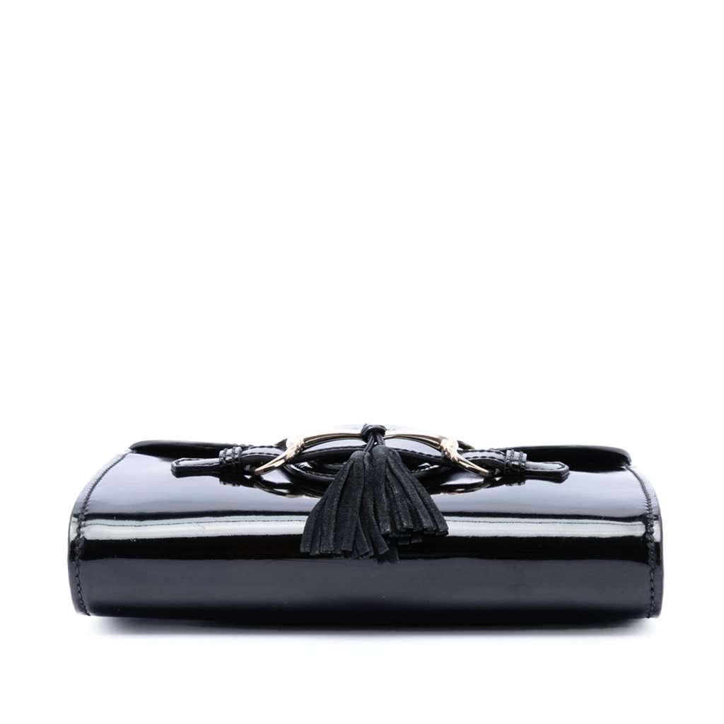 Gucci Mini Patent Emily Crossbody Black Leather Very good - Inside View