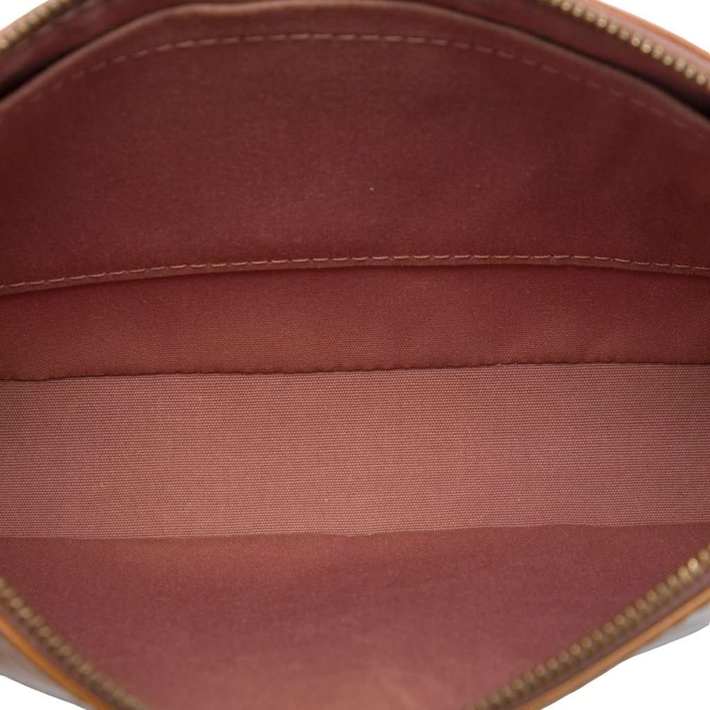 Louis Vuitton Monogram Vernis Pochette Accessoires Brown Leather Very good - Model View