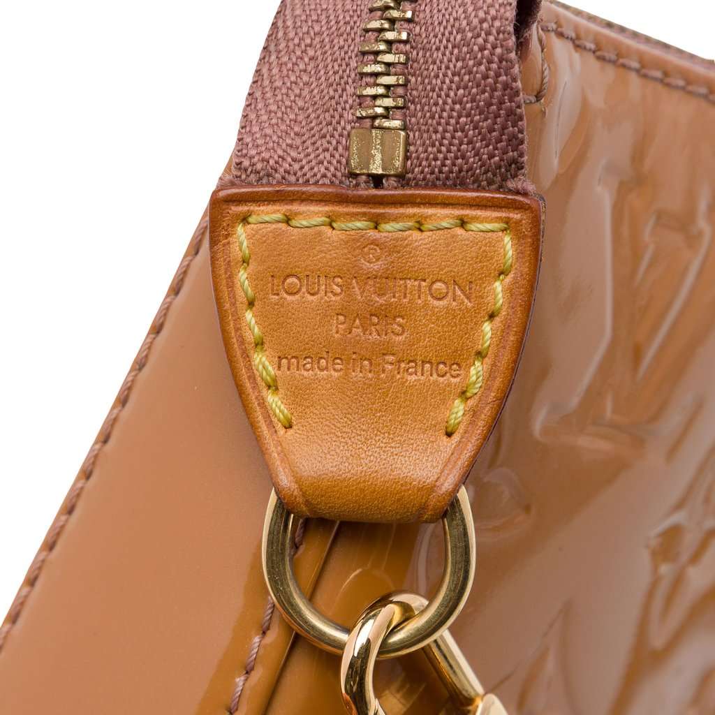 Louis Vuitton Monogram Vernis Pochette Accessoires Brown Leather Very good - Box View