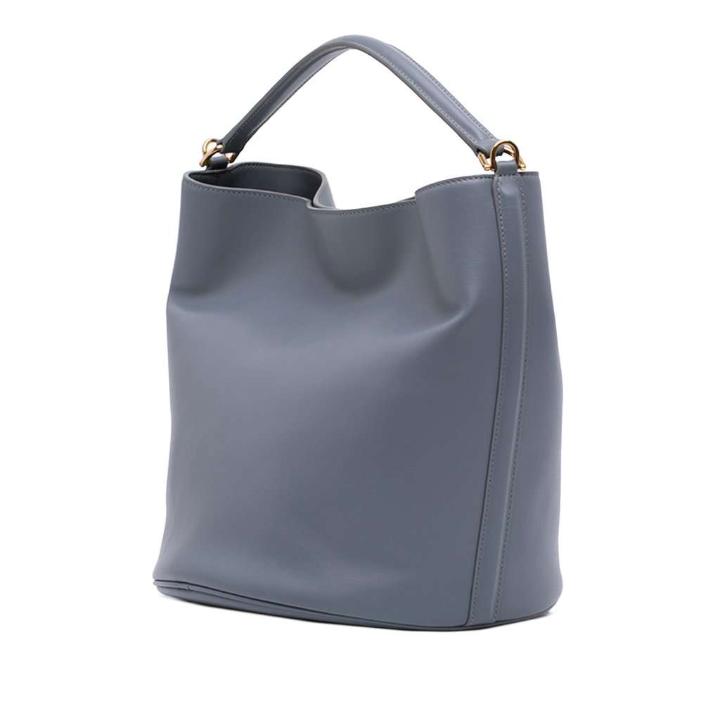 Celine Medium Smooth Calfskin Bucket 16 MultiColor Leather Very good condition - Back View
