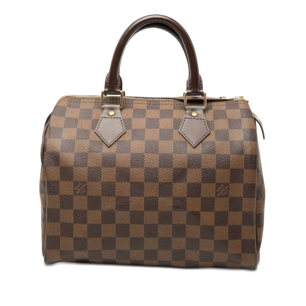 Louis Vuitton Damier Ebene Speedy 25 Brown Very good - Front View