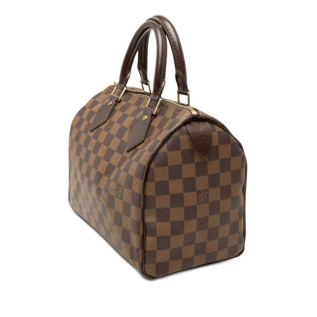 Louis Vuitton Damier Ebene Speedy 25 Brown Very good - Back View