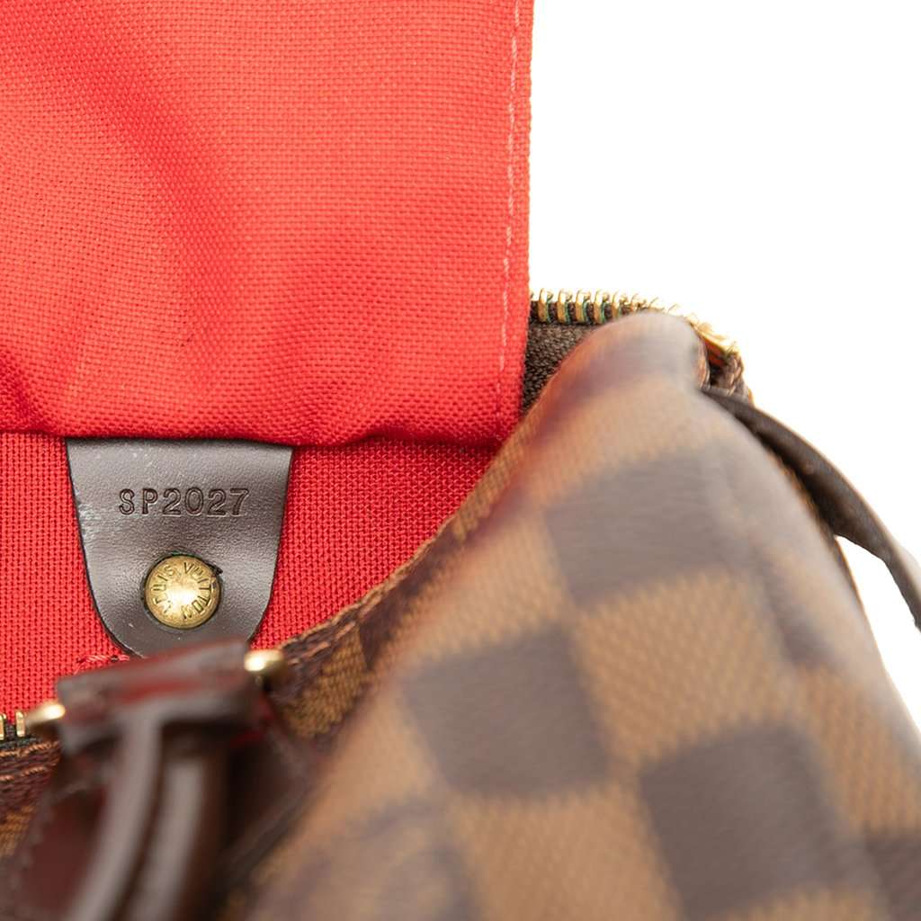 Louis Vuitton Damier Ebene Speedy 25 Brown Very good - Box View