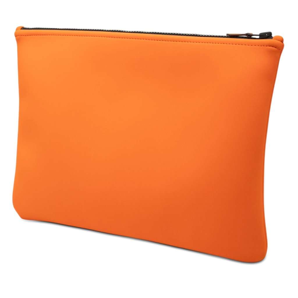 Hermès Medium Neoprene Neobain Case Orange Very good condition - Back View